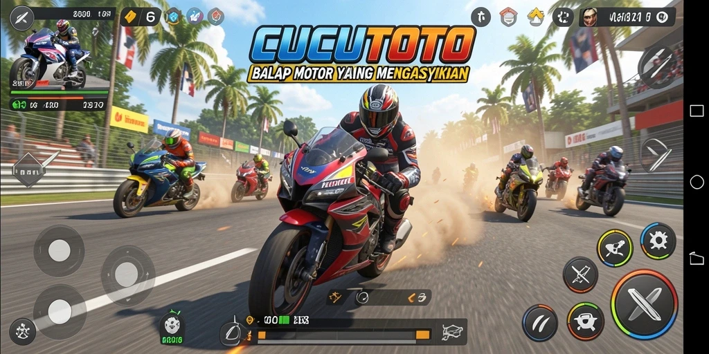 Tampilan gameplay CUCUTOTO yang seru dan mendebarkan.