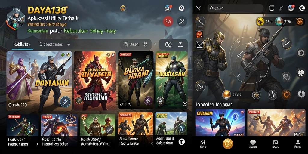 Screenshot utama DAYA138 menampilkan kemudahan penggunaan antarmuka aplikasi Utility.