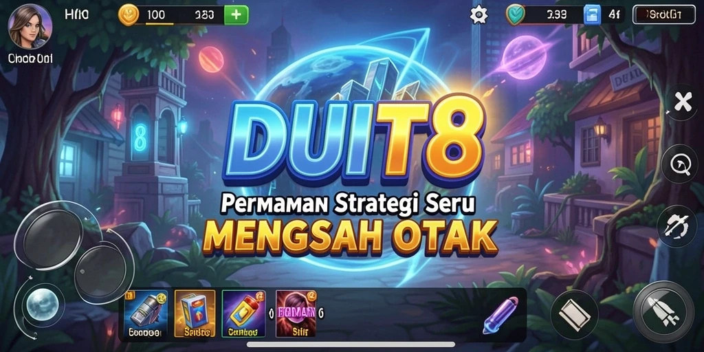 Screenshot gameplay DUIT8 memperlihatkan strategi mendebarkan dalam aksi.