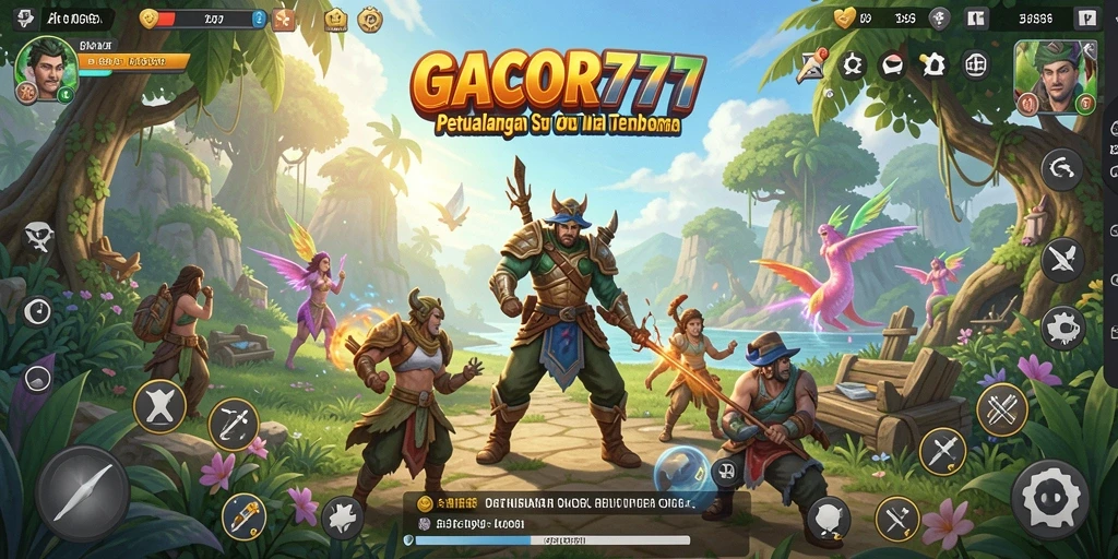 Screenshot gameplay GACOR777 di dunia terbuka yang menakjubkan.