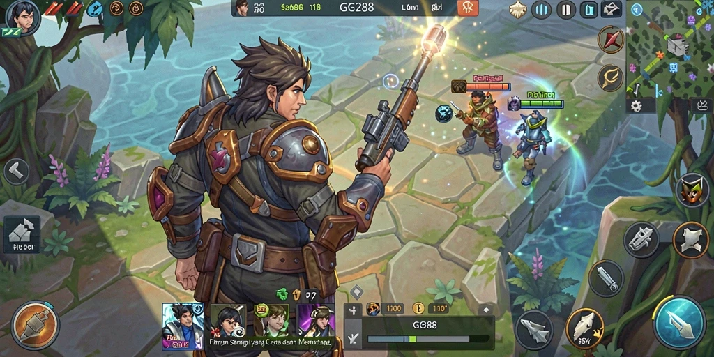 Tangkapan layar gameplay GG288 menunjukkan aksi strategis yang mendebarkan.