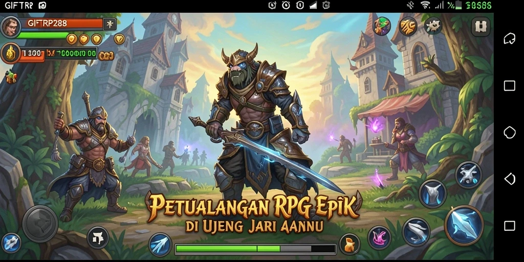 Gameplay RPG menakjubkan dari GIFTRP288 dengan grafik yang memukau.