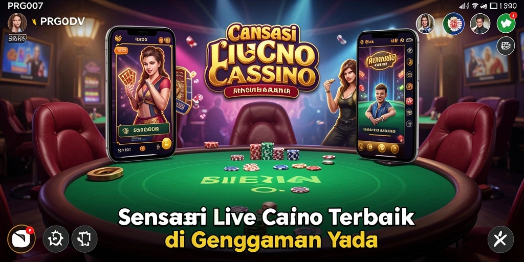 Tampilan gameplay yang menarik dalam aplikasi Live Casino PRG007.