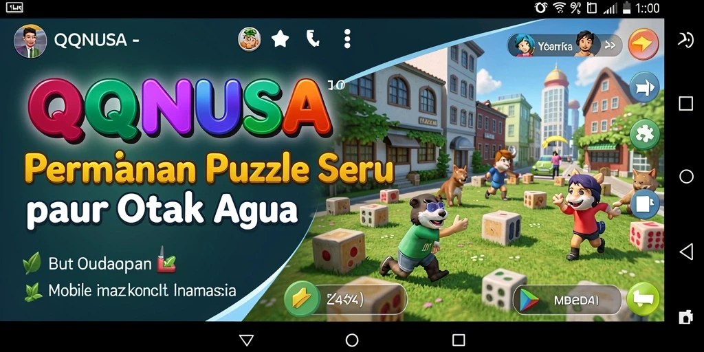 Tampilkan gameplay QQNUSA yang menantang dan menyenangkan.