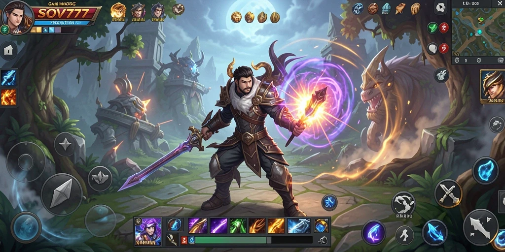 Tampilan gameplay MMORPG yang menarik dan interaktif di SOV777.
