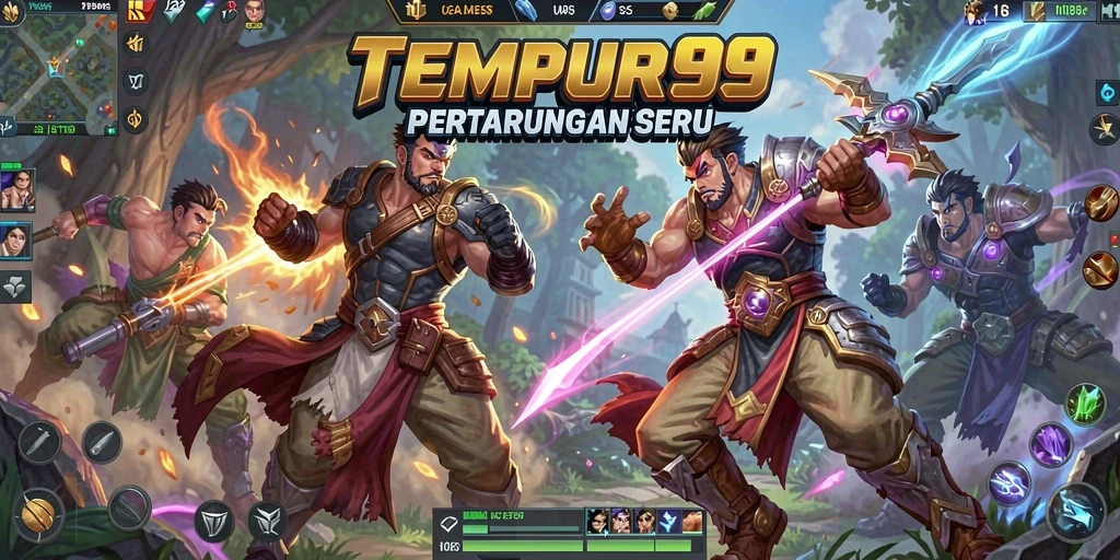 Tampilkan gameplay seru dan strategis dari TEMPUR99.
