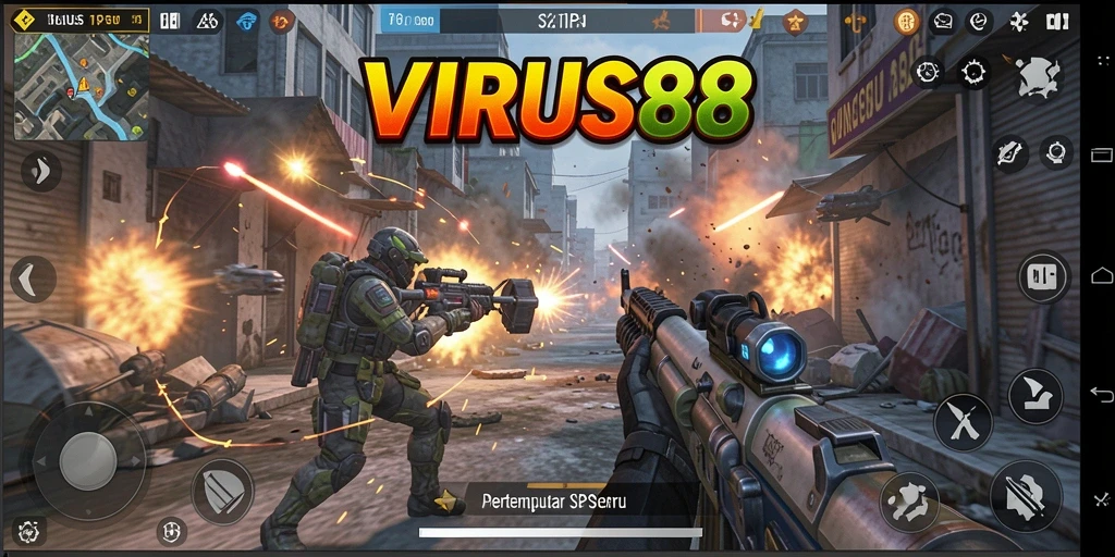 Tangkap momen intens dalam gameplay TPS VIRUS88.