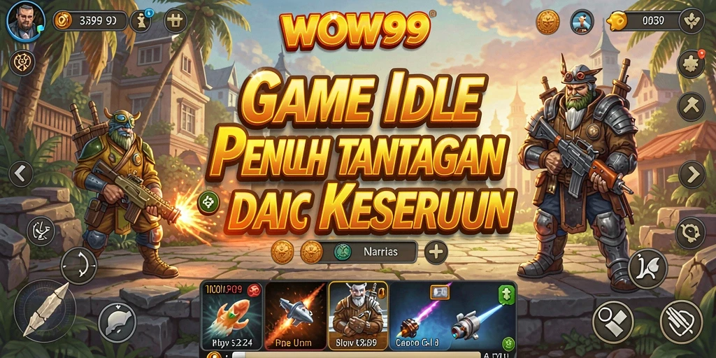 Tampilan gameplay WOW99 yang penuh warna dan menarik.