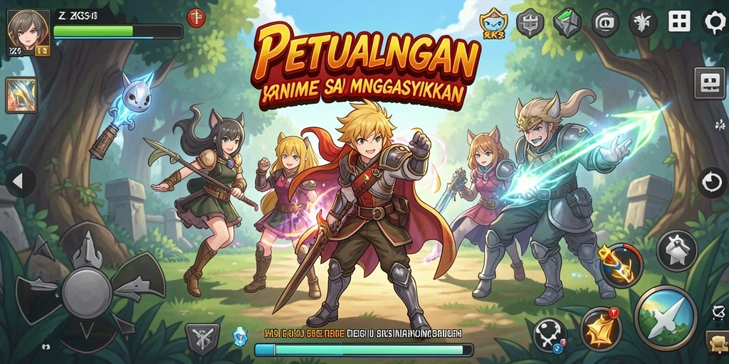 Screenshot utama ZK3 menampilkan aksi karakter Anime yang mendebarkan.